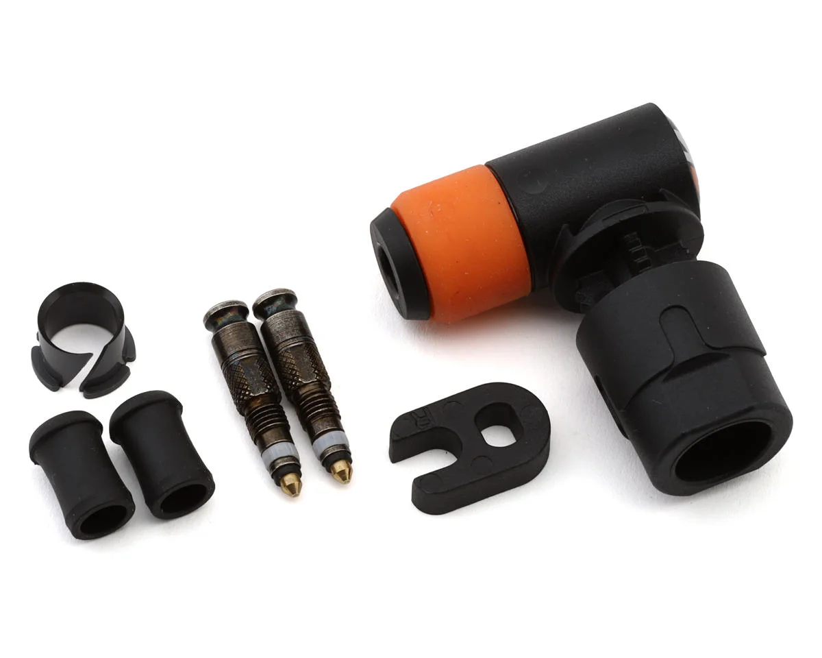 SKS Clik Tec Pump Head Conversion Kit (Black/Orange) (Pair)
